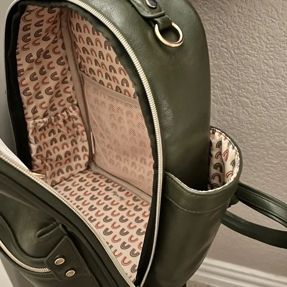 Crew Olive Mini Diaper Bag - Picture 3 of 4
